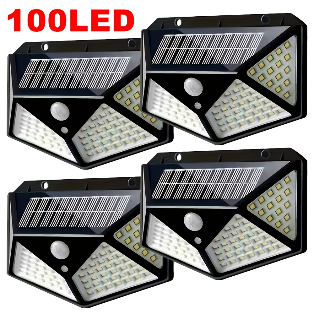 Farming For Agriculture - 100LED 야외 태양광 정원등, 모션 센서
