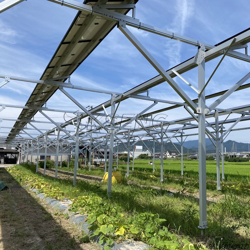Sustainable Agriculture/Farming - 일본의 새로운 농업용 알루미늄 태양광 마운트