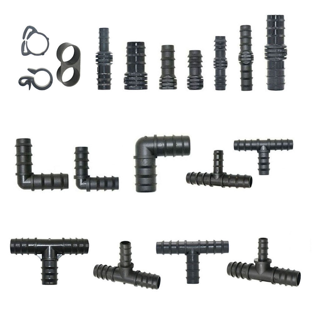 5pcs 16/20/25mm PE 파이프 바브 커넥터  - Irrigation Drip Tape 리뷰 및 가격
