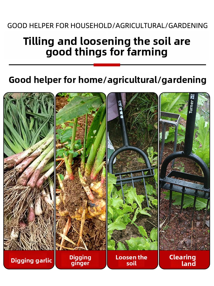 정원 흙 풀기 및 흙 풀이기 도구, 깊은 흙을 뒤집는  - Farming Agriculture Land 리뷰 및 가격